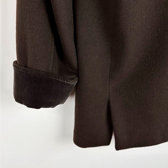 Steve by Searle Vintage 90's Brown Wool Coat - Picture 9 of 10